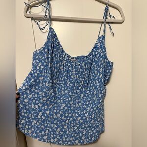 Reformation blue Floral Women's Top. Size 12